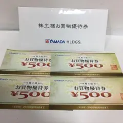 ヤマダ電機　お買い物優待券2000円分