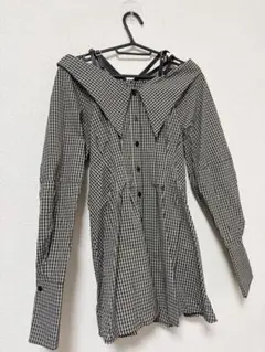 新品　crayme Twin Belt Shirt