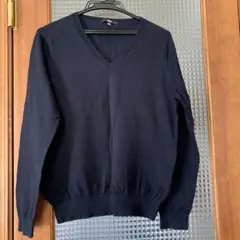 UNIQLO Vネックセーター　紺