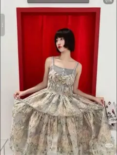 POPPY ORGANDY CAMI DRESS あさぎーにょ POPPYUNEUNE ORGANDY CAMI DRESS あさぎーにょ