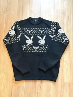 PLAYBOY/プレイボーイ ニット セーター 80年代オールド ヴィンテージ