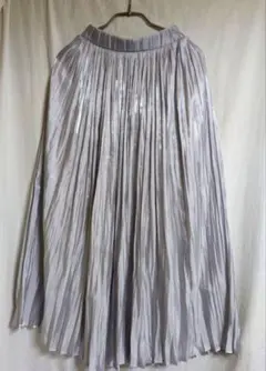 週末セール　GRL グレイル　シャイニーケシプリーツスカート　　美品　クリスマス