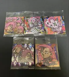 にふぉるめーしょん ジョジョの奇妙な冒険 シールウエハース 5枚まとめ