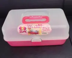 【新品・未使用】TVゲーム用 ソフト入れ CDコンビ (ピンク)持ち運び便利！のサムネイル