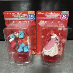 ディズニー　クリスマスオーナメントくじ　アリエル　サリー2種セット