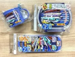 新品 プラレール ランチ3点セット 新品 お弁当箱・コップ・トリオセット