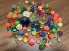 スーパーボール 大量セット まとめ売り　約87個　（大5 中小82）のサムネイル