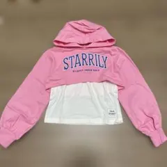 バイラビット　レイヤード　パーカー　ピンクのサムネイル