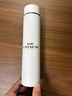 COACH コーチ　水筒 ホワイト　未使用ノベルティのサムネイル