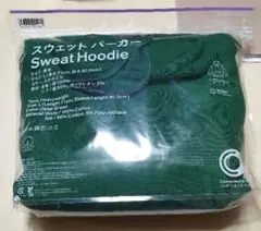 sale❀ファミマ スウェットパーカー 深緑 男女兼用 L