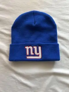NY ブルー ニット帽