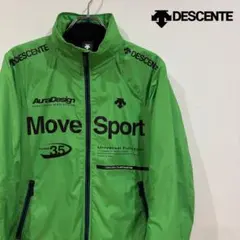 デサント　ムーブスポーツ ウィンドブレーカー 緑　エクスプラスサーモ　裏起毛