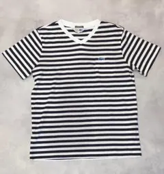 SHIPS×LACOSTEコラボ　ラコステ　ポロ　V字ネックシャツ　青ワニ