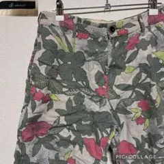 johnbull ジョンブル　ハーフパンツ　花柄　グリーンM岡山倉敷児島のサムネイル