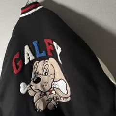ガルフィ GALFY スタジャン 左右非対称 フルデコ パイル地 バック刺繍 L