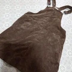 Rafnaf コーデュロイ サロペット ブラウン
