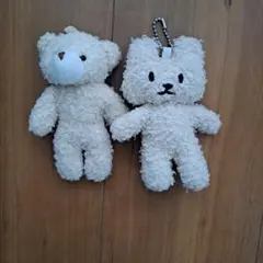 クマ型ぬいぐるみ キーチェーン付き