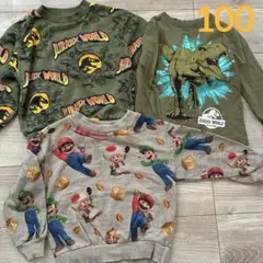H&M ジュラシックワールド マリオ 3点 100