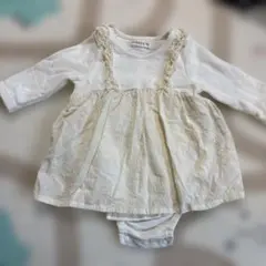 conoco 70 アイボリー フリルドレス 70cm