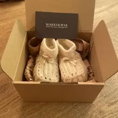 MARKS&WEB ベビーニットシューズ