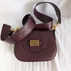 Dior ディオール D‐Fence ショルダーバッグ ボルドー - メルカリ