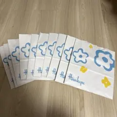 阪急百貨店 花柄 紙袋 10枚セット