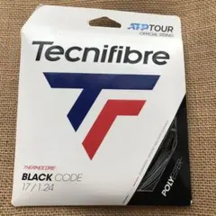 【数量限定】テクニファイバー ブラックコード　124 テニス用　ポリガット