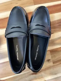 Oriental Traffic ブラック ローファー