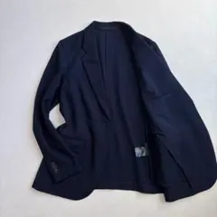 美品 近年モデル M UNIQLO 感動ジャケット ネイビー レディースのサムネイル