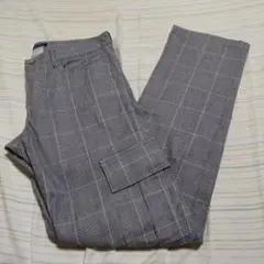 【美品】HAMNETT チェックパンツ　Lのサムネイル