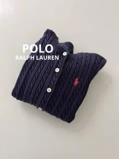 polo カーディガン