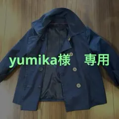 トミー ヒルフィガー スプリングコート アウター ネイビー レディース Lサイズ