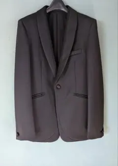 TAKEO KIKUCHI ブラック ハンサムジャケット 上質 ウール/シルク