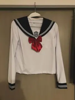 セーラー服上下セット 白/黒　※最終処分値下げ