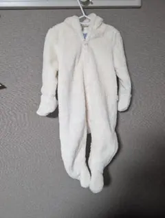 babyGap フード付きロンパース 6-12ヶ月 ホワイト