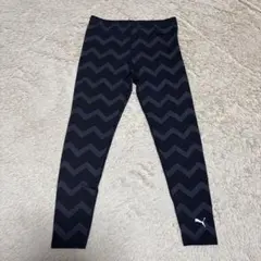 PUMA プーマ　トレーニングレギンス Mサイズ ブラック スパッツ ロゴ 黒
