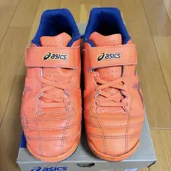 アシックス　JUNIOLE 6 TF 21.5cm オレンジ
