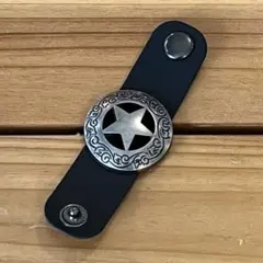 【最終値下】【新品未使用】スカーフバックル ペンタグラムコンチョ