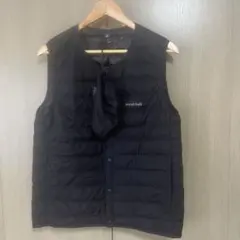 mont-bell ダウンベスト ブラック XL - メルカリ