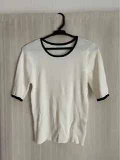 La-gemme ホワイト 半袖Tシャツ
