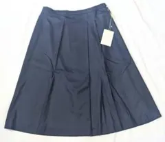 【新品】匿名配送 SCAPA サイズ42 ネイビー系 毛 フレア レディースのサムネイル