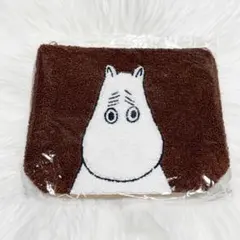 ムーミン サガラ刺繍 ポーチ ブラウン 新品