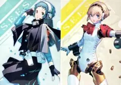 ペルソナ３ リロード 山岸風花＆アイギス A4クリアファイル２枚セット