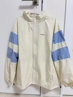 新品 JENNI love ウィンドブレーカー アイボリー×ブルー