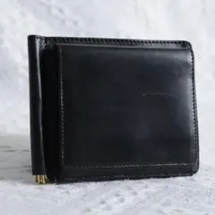 GLENROYAL　ブライドルレザー ウォレット マネークリップ 2つ折り財布のサムネイル