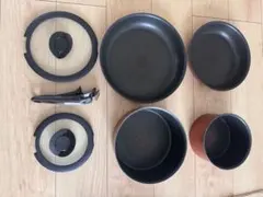 佐*藤様 T-fal フライパン•鍋7点セット　取っ手あり HI、ガス火対応