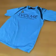 SVOLME❤️吸汗速乾　Tシャツ　ターコイズブルー　M-L