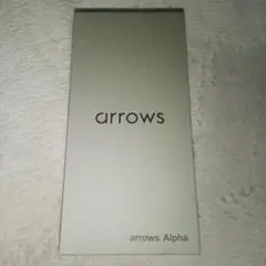 新品未使用 arrows Alpha M08 ブラック SIMフリー