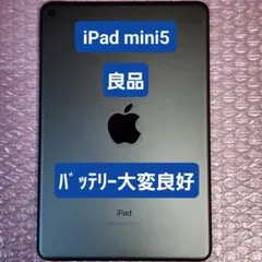 良品　iPad mini 第5世代　バッテリー大変良好　Wi-Fi