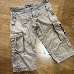 MEN'S MELROSE カーゴハーフパンツ ロールアップ　ブラウンのサムネイル